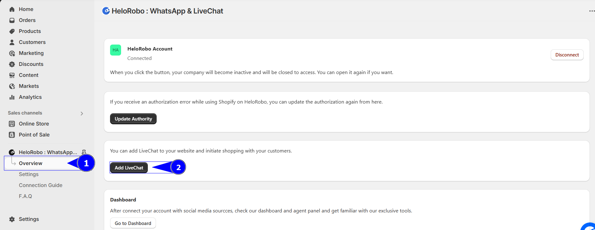 Add LiveChat