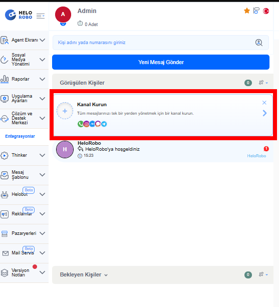 Kanal Kurulum Yönlendirme