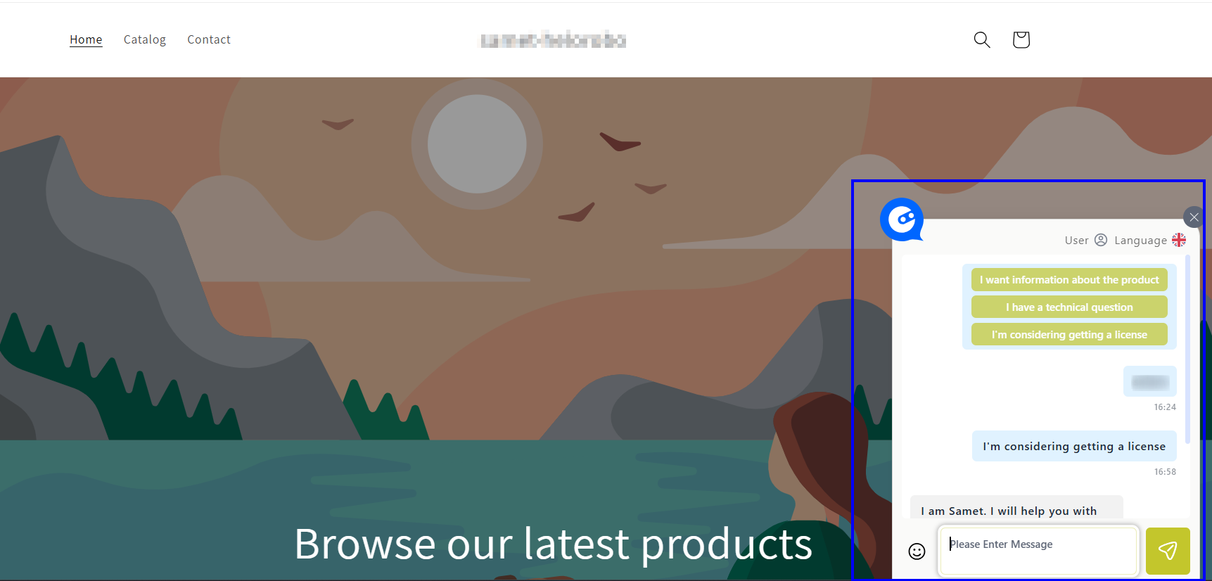 LiveChat Designer Result