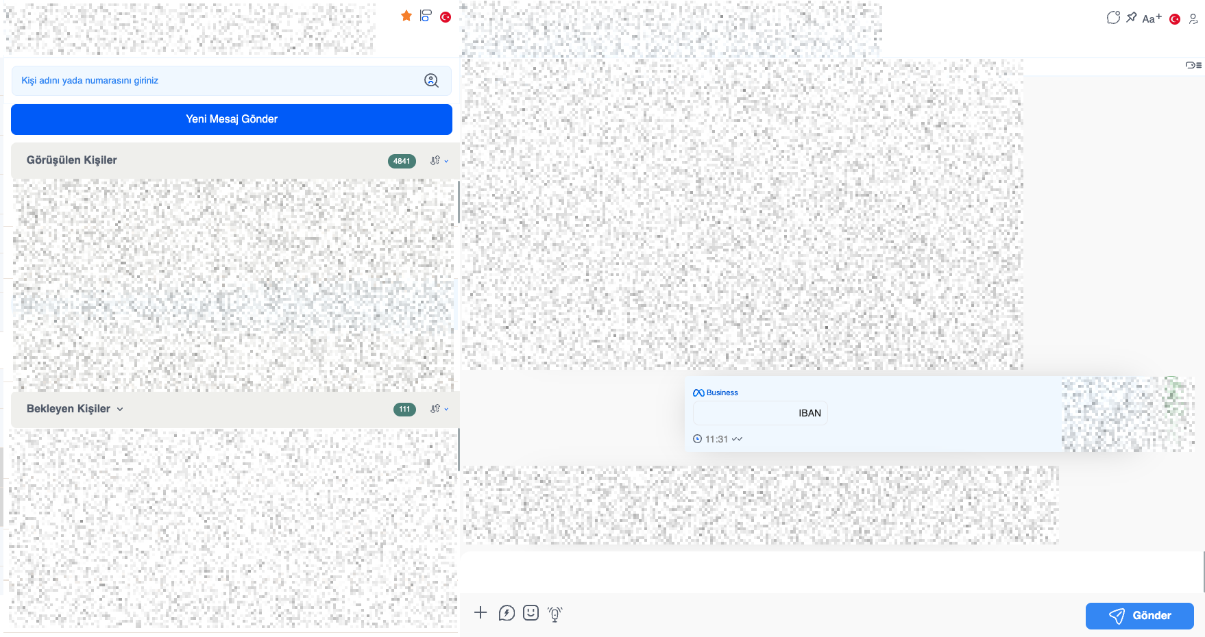 Product Template Message