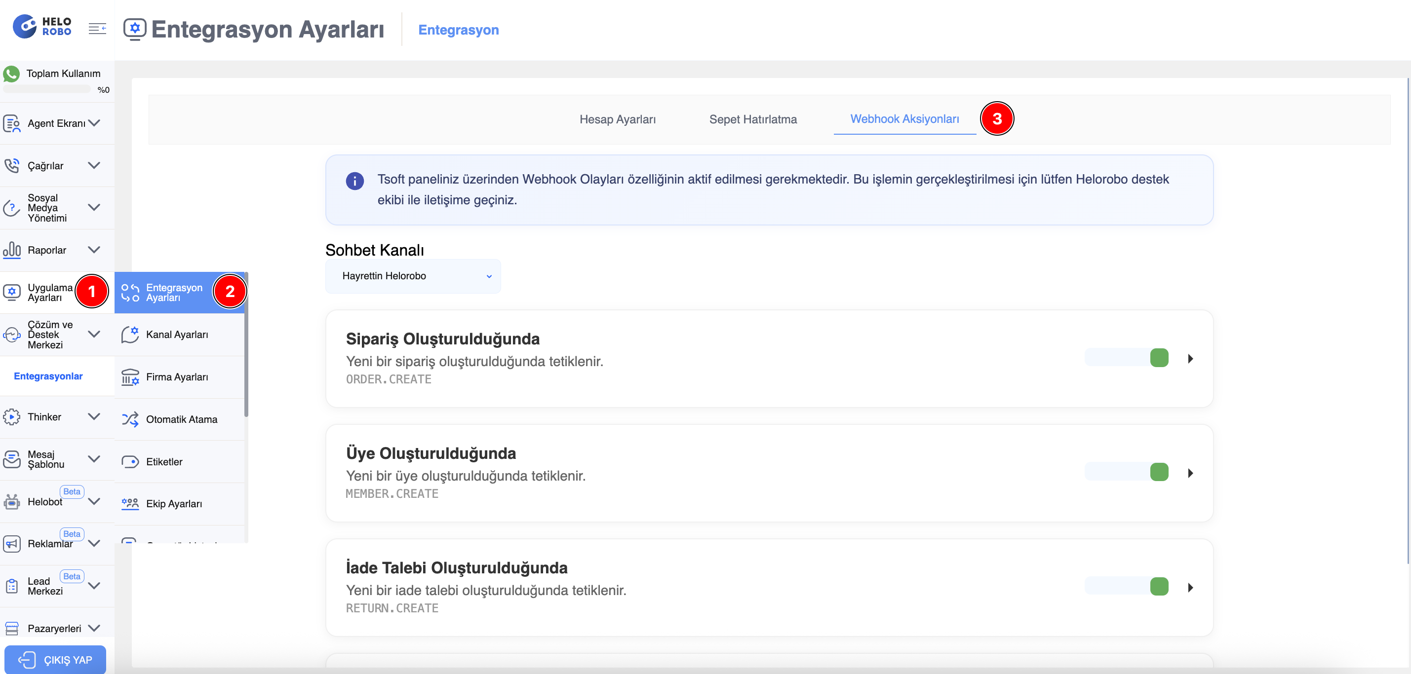 Tsoft Webhooks