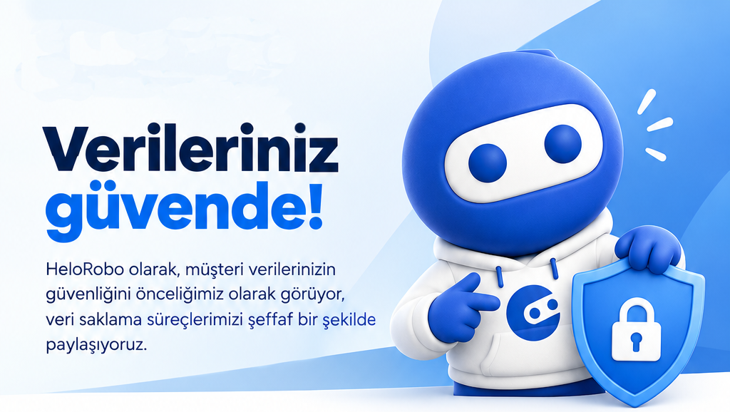 HeloRobo veri güvenliği